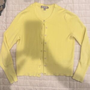 J. Crew Women's Lemon Cardigan Sweater